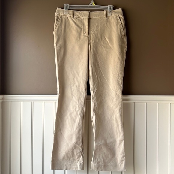 TALBOTS Cream Freeport Chino Pants Size 8P - Picture 9 of 9